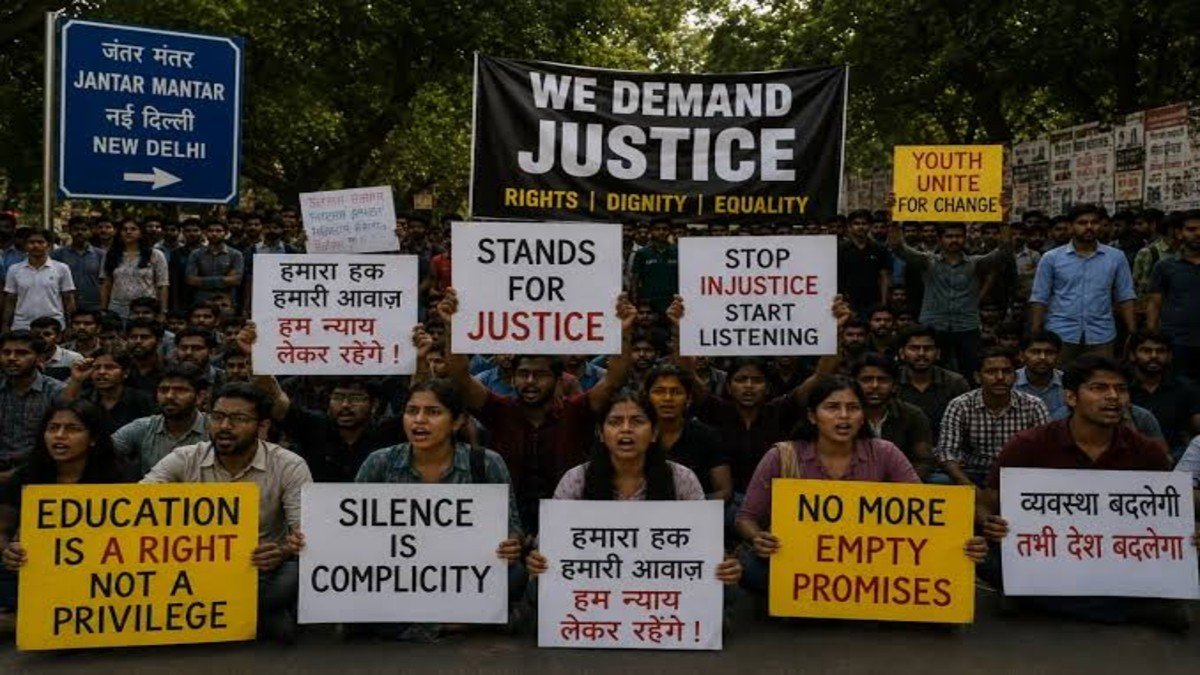 रांची में दिल्ली के जंतर-मंतर जैसी हलचल, JPSC-JSSC के खिलाफ छात्रों का अनिश्चितकालीन धरना